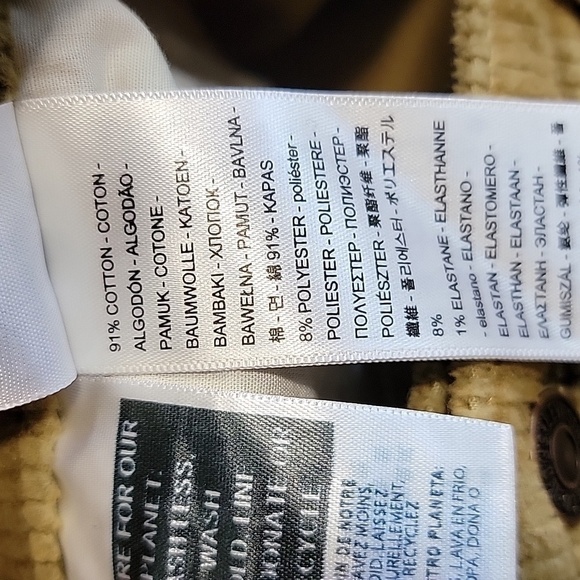 Levi's Size 33 Golden Brown Mustard Colored 721 High Rise Skinny Corduroy Pants - Picture 9 of 14